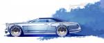 Bentley Mulsanne Convertible Concept Sketches 2012 года
